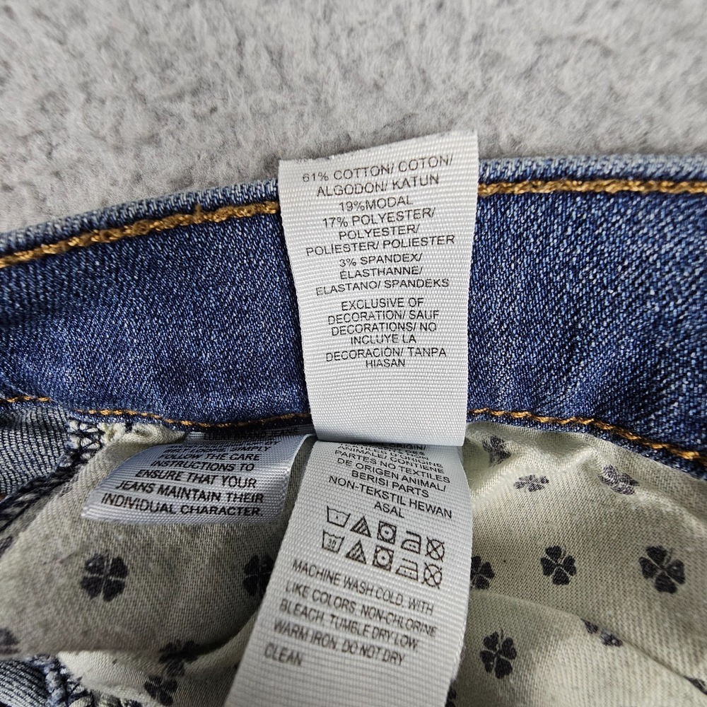 Lucky Brand 121 Slim Jeans Mens 33x31 Medium Wash Blue Stretch Denim Pants - Picture 9 of 9